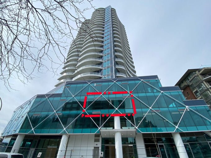 brand new office space the property is close to transit and situated one block from the Semiahmoo Shopping Center Johnston Road