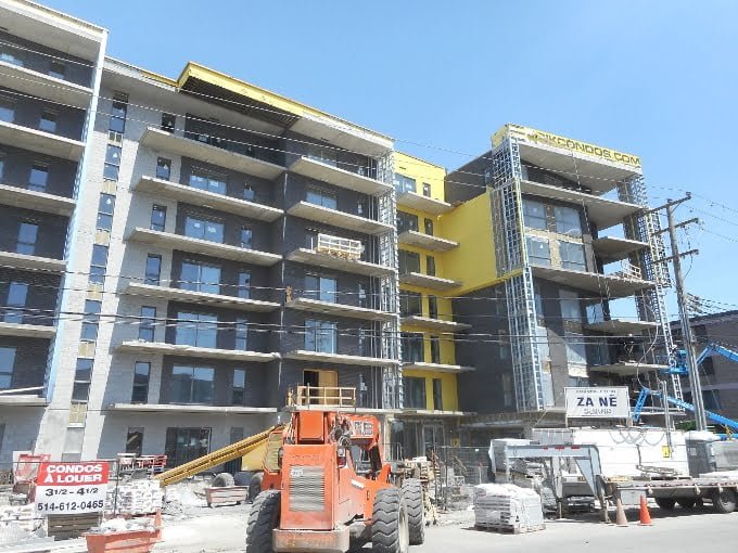 Modern building with stylish architecture residential and commercial properties as well as new developments.